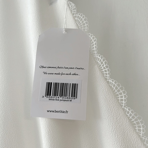 NWT White Rick Jumpsuit by Berthie Paris - Picture 5 of 11